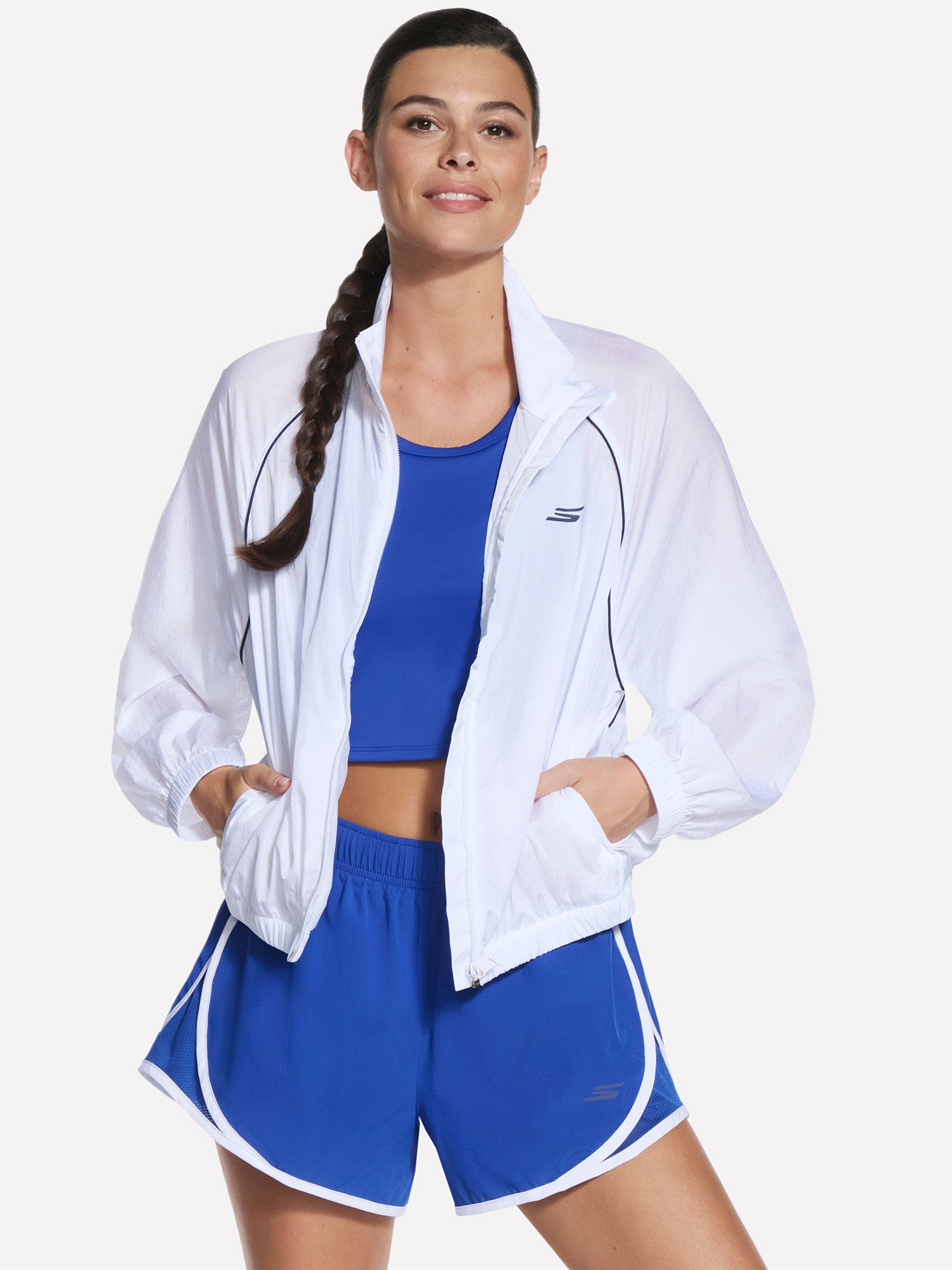 Buy SKECHERS Women White Performance Track Jacket Online