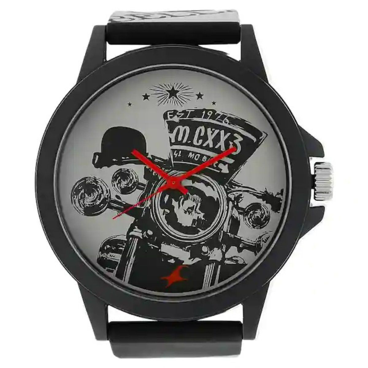 Fastrack hot sale skull watch