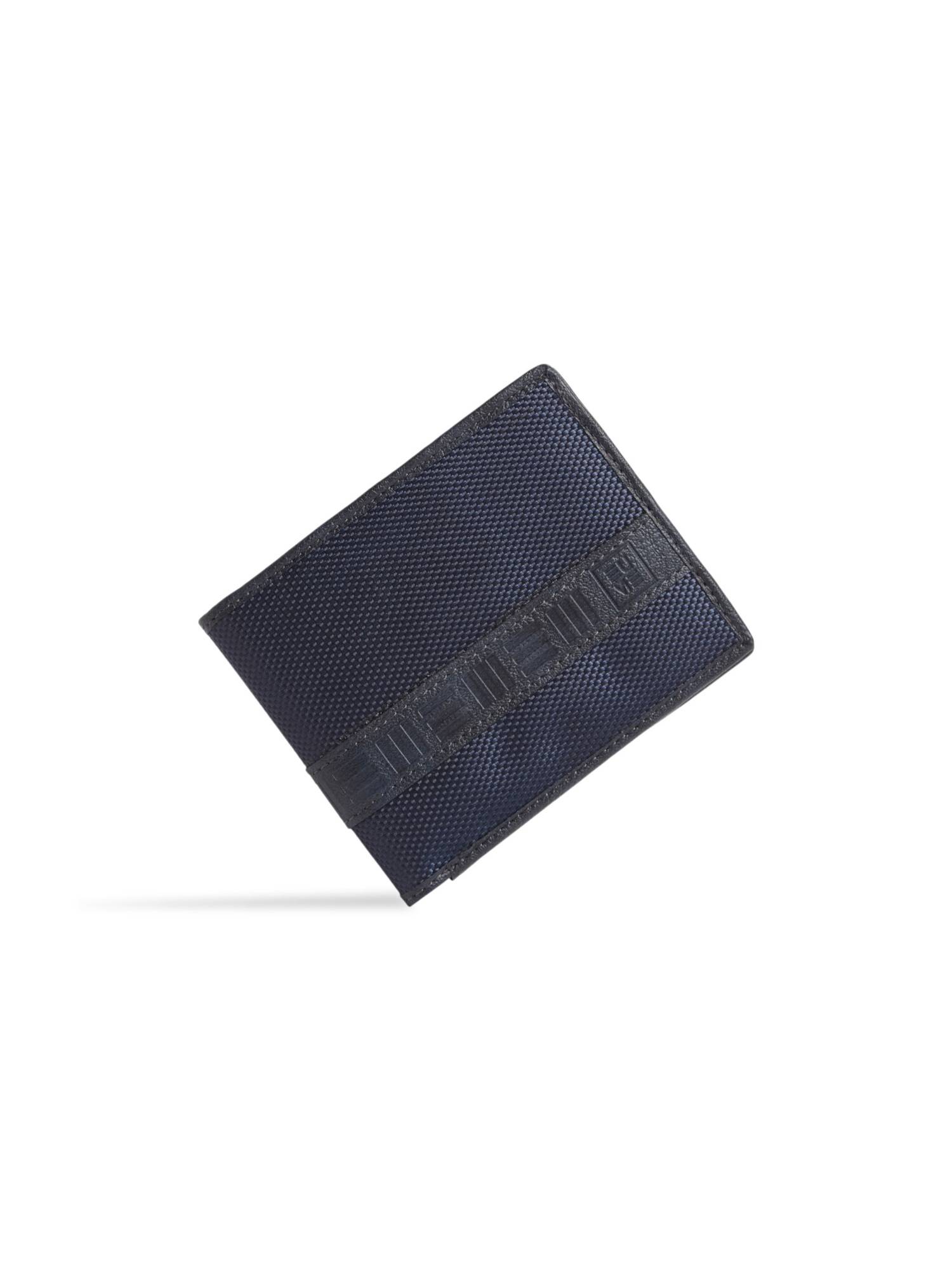 EUME Men Slim Bifold Zen Wallet With 6 Card Slots & 2 Compartments - Midnight Blue