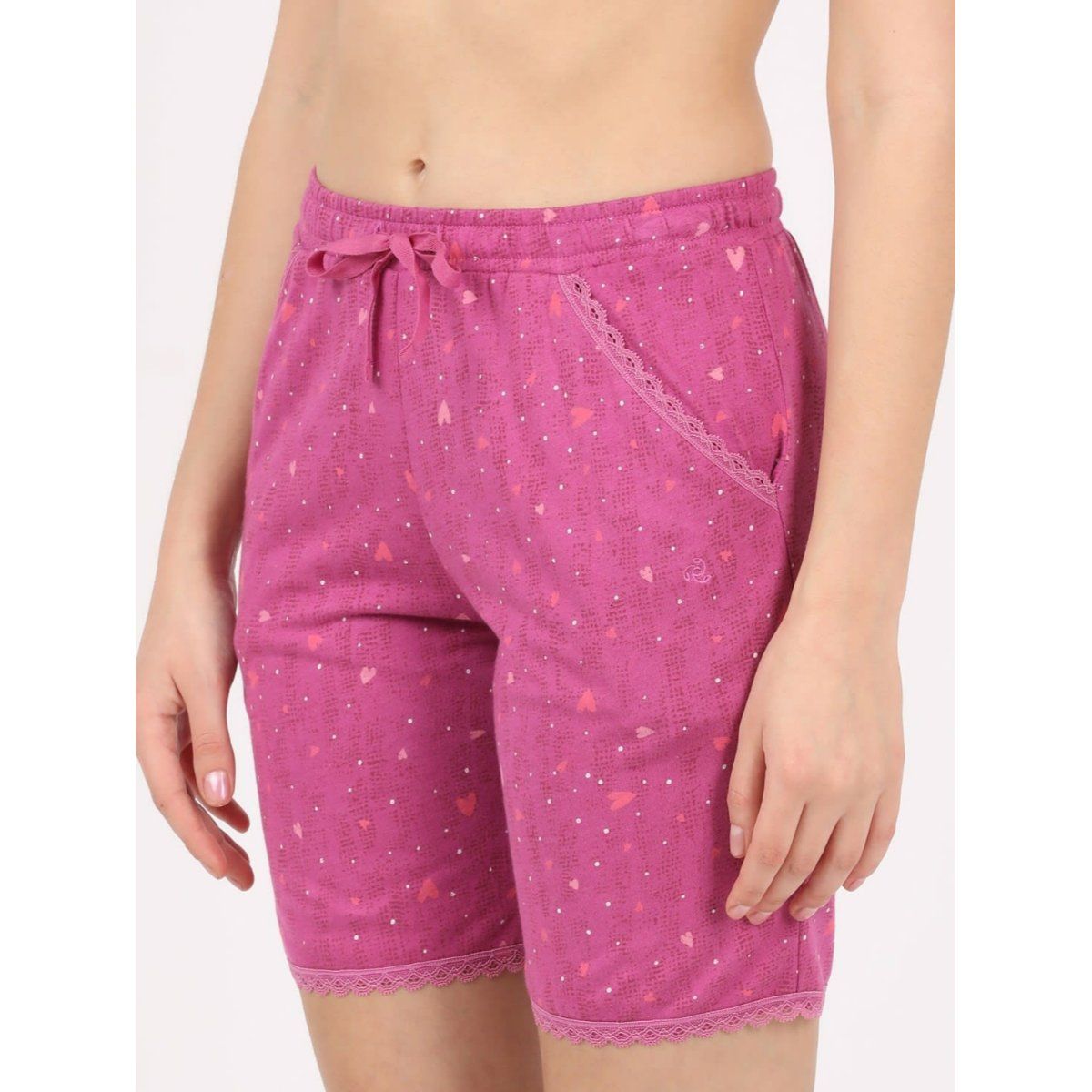 Jockey Rx10 Women's Micro Modal Cotton Printed Sleep Shorts With Side
