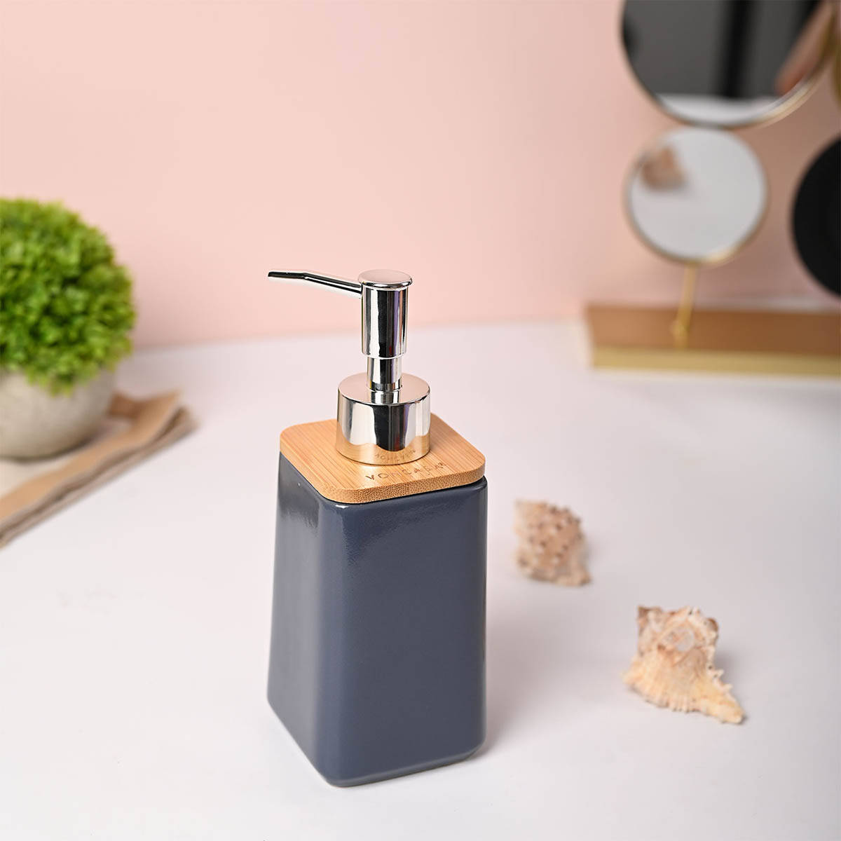 Voncasa Nova Blue Ceramic Soap Dispenser