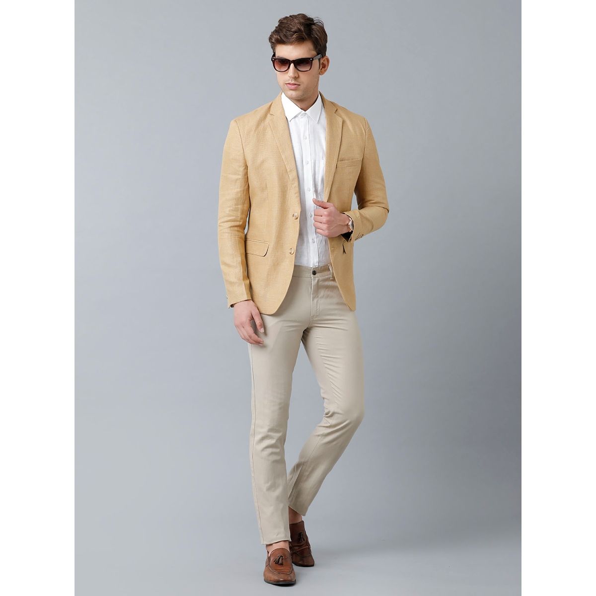 Linen club clearance blazer mens