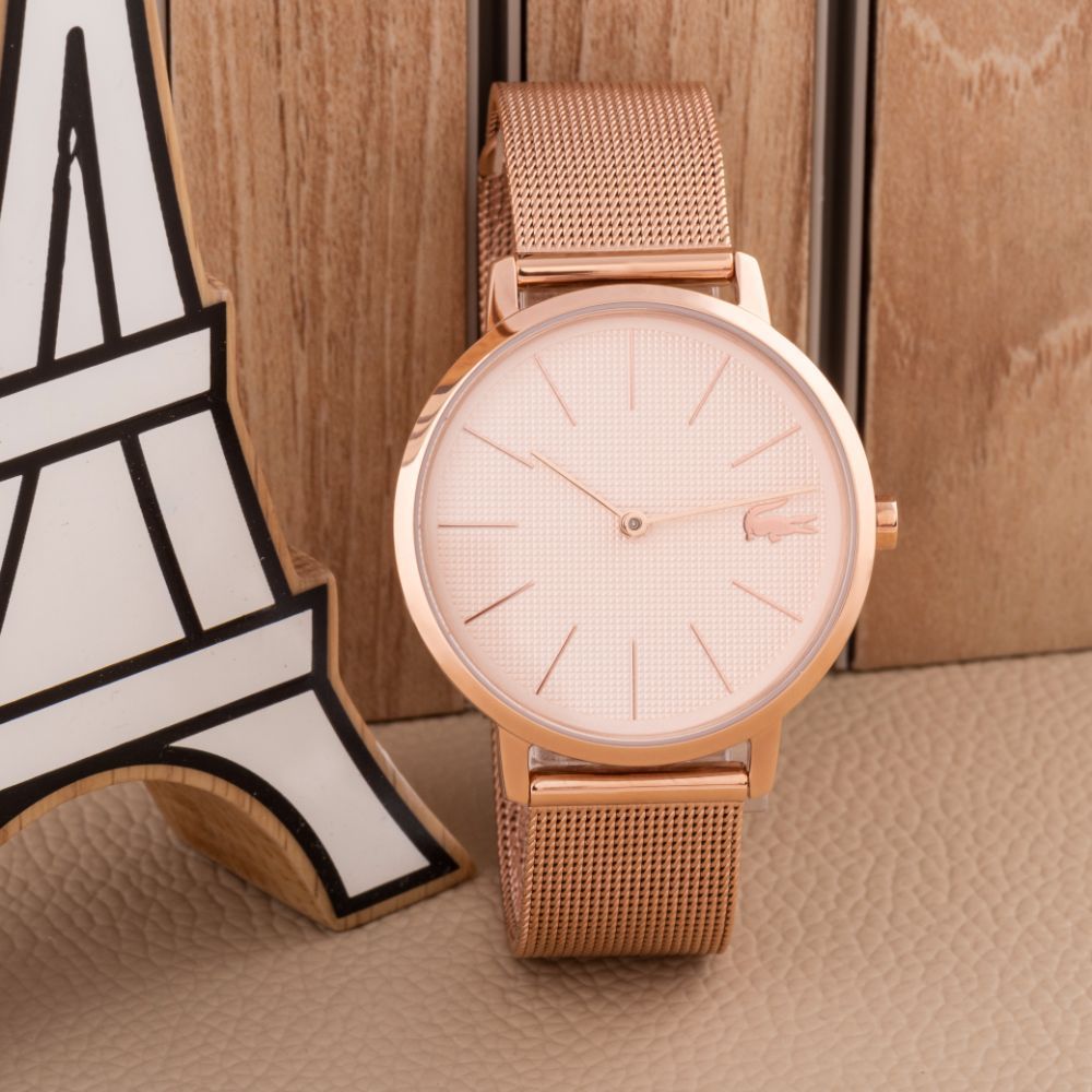 Lacoste 2001080 Rose Gold Dial Analog Watch For Buy Lacoste Moon 2001080 Rose Gold Dial Analog Watch For Women Online at Best Price in | Nykaa