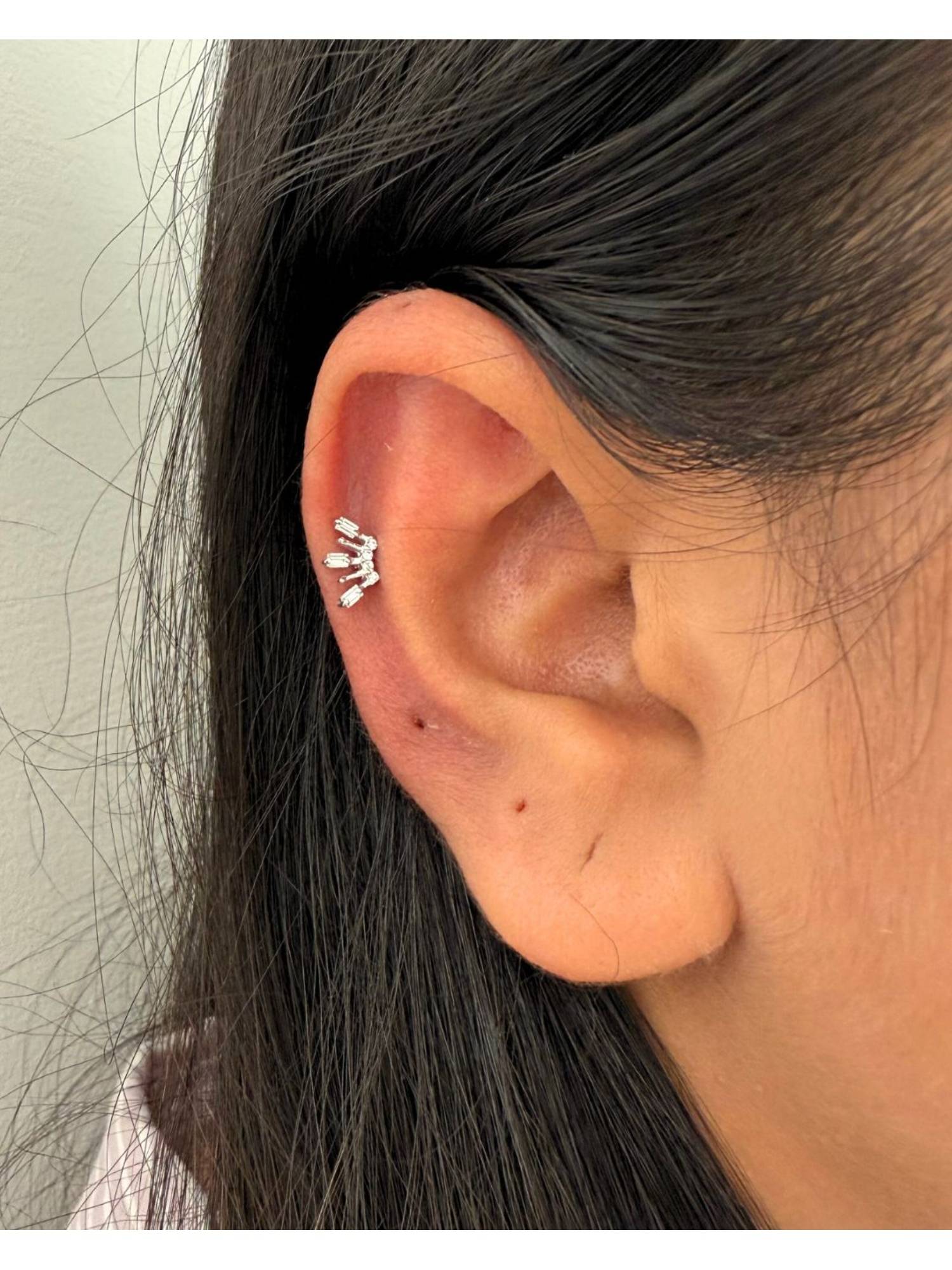 Boldiful 925 Sterling Silver Boldiful Crown Silver Piercing Studs