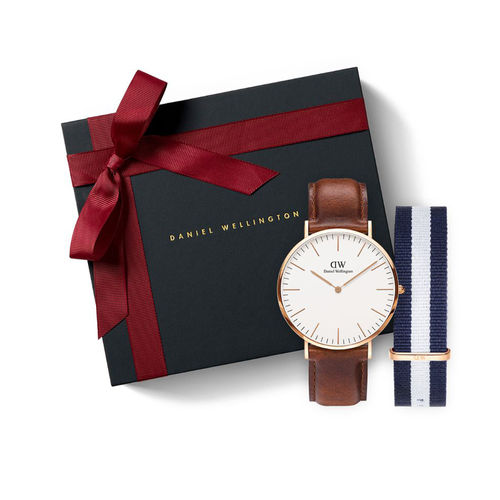 Daniel Wellington St Mawes & Glasgow Strap Watch Buy Daniel Wellington Classic St Mawes & Glasgow Strap Watch Gift Set at Best Price in India | Nykaa