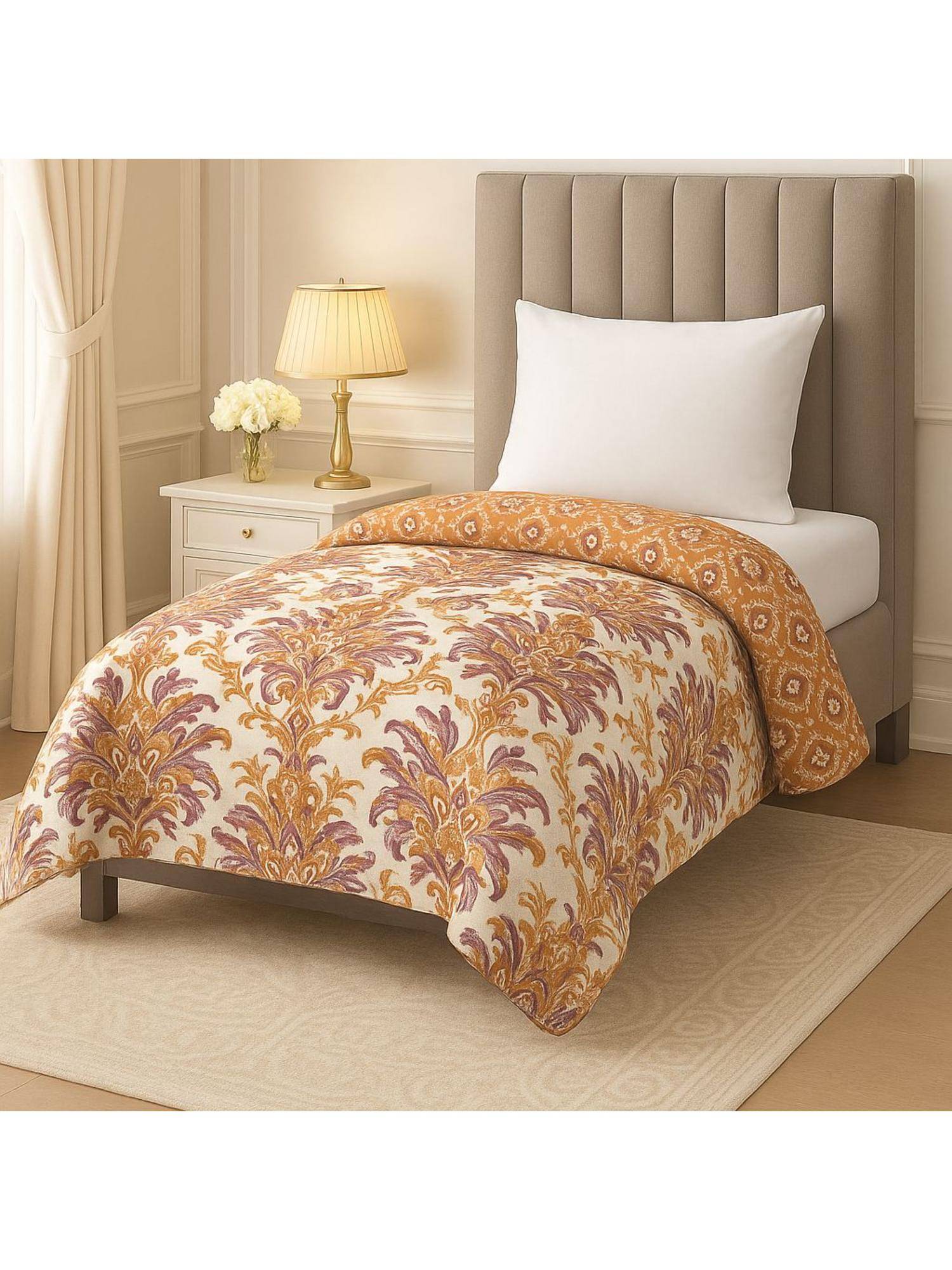 Signature Super Soft Single Bed All Weather AC Comforter - Red