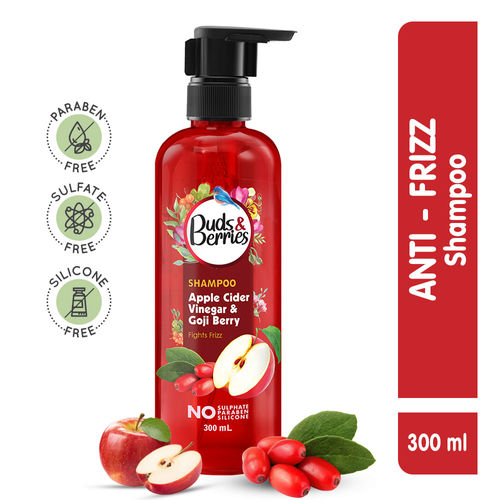 Buds & Berries Apple Cider Vinegar & Gojiberry Shampoo: Buy Buds & Berries  Apple Cider Vinegar & Gojiberry Shampoo Online at Best Price in India |  Nykaa