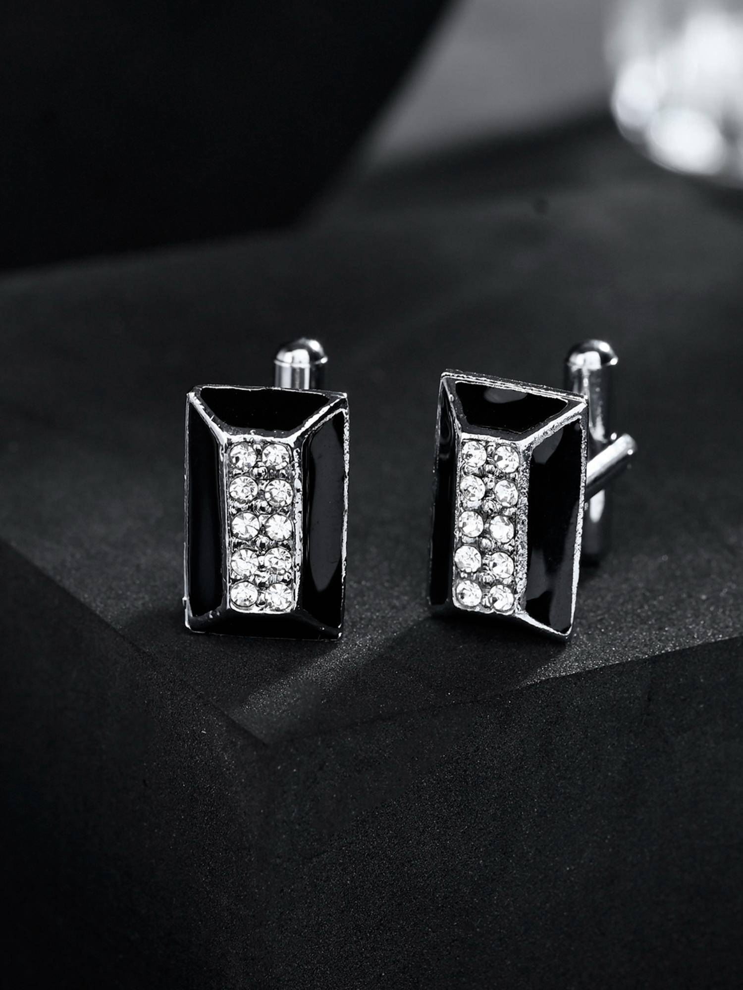 Voylla Monochrome Mens Cufflinks