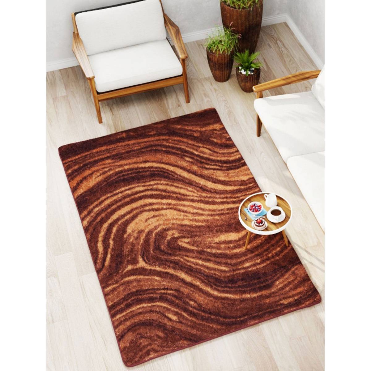 BIANCA Matuzi 4 X 6 Ft Area Rug Brow03