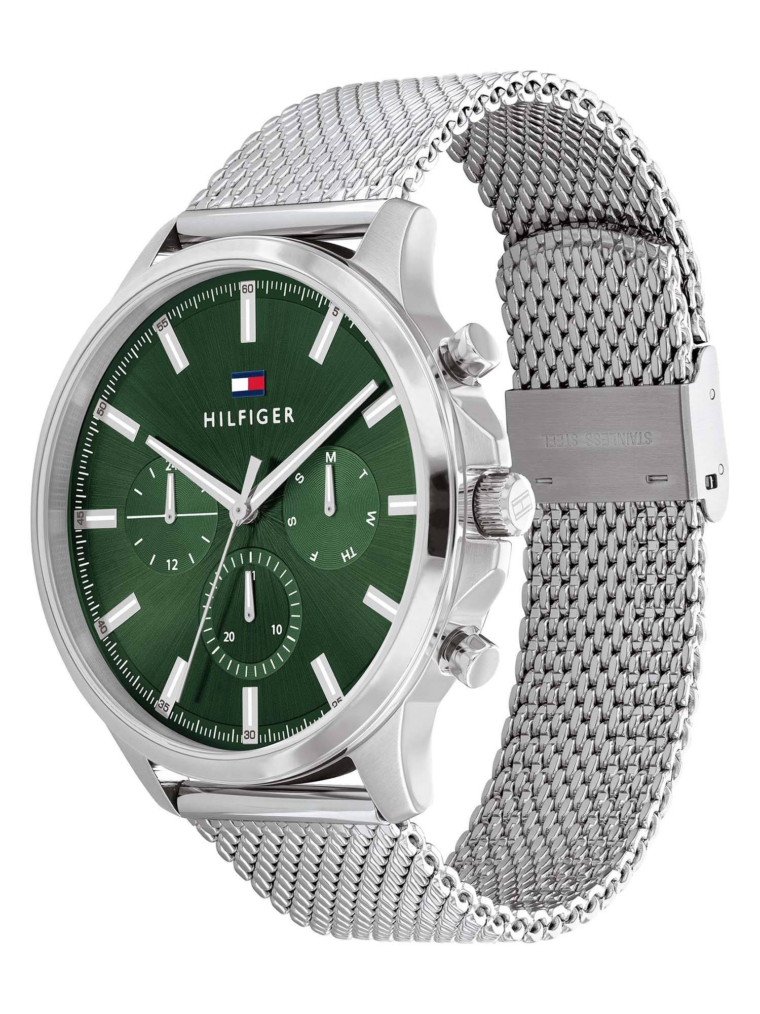 Buy Tommy Hilfiger Silver Strap Round Dial Watch for Men ( NTTH1710499W ...