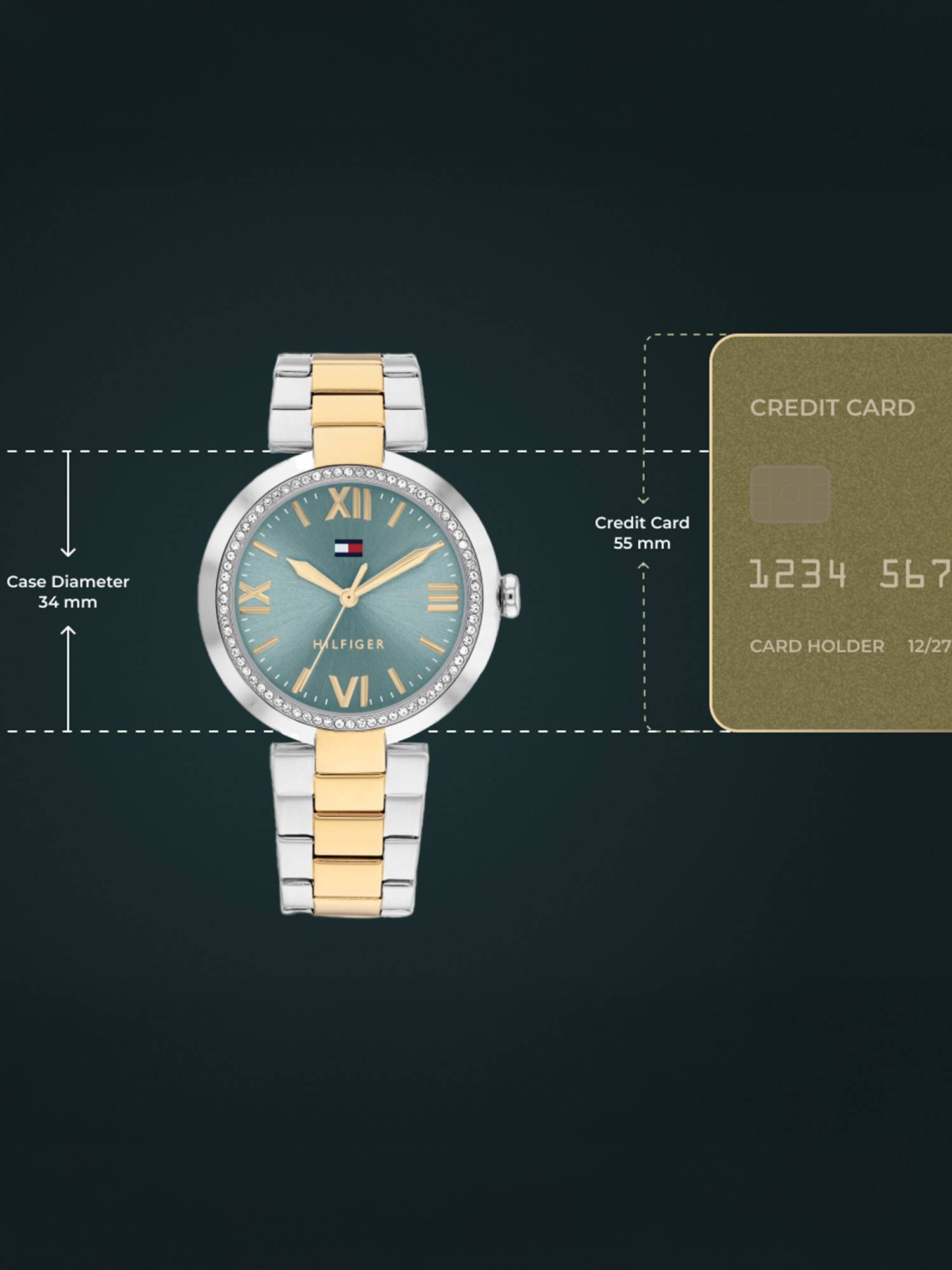Buy Tommy Hilfiger Multi-Color Strap Round Dial Watch for Women ...