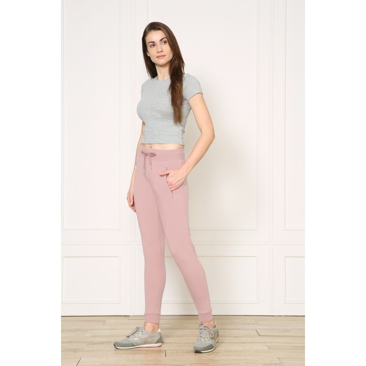 Buy Van Heusen Women Athleisure Smart Tech Travel Pants Silver