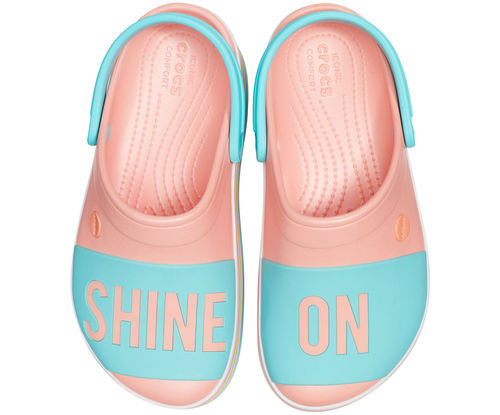 Crocs Peach Printed Women Clogs EURO 37-38