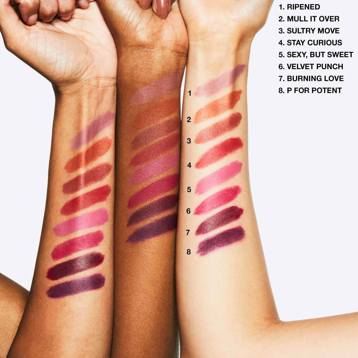 mac p for potent swatch