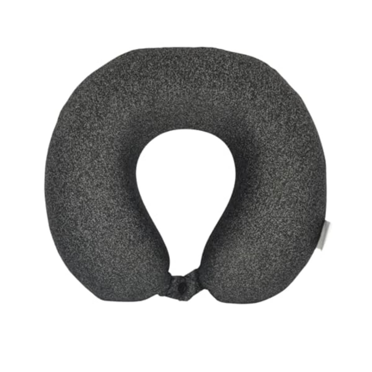 Premsons Cushy Travel Neck Pillow With 360-Degree Head SupportBlack & White