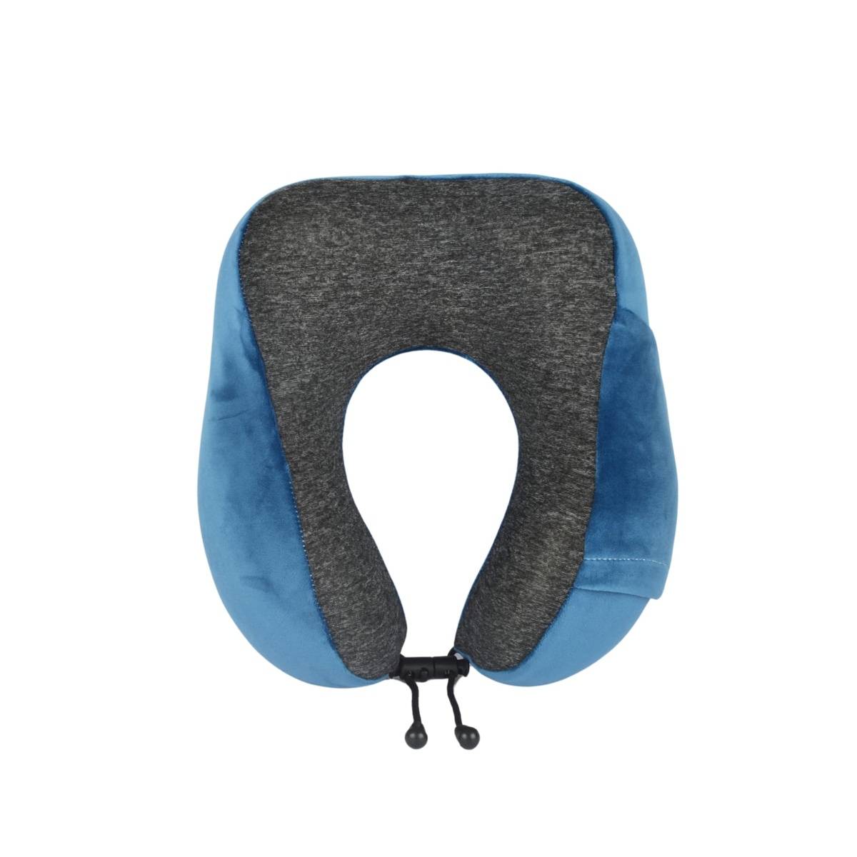 Premsons Cushy Travel Neck Pillow With 360-Degree Head Support Dark Blue