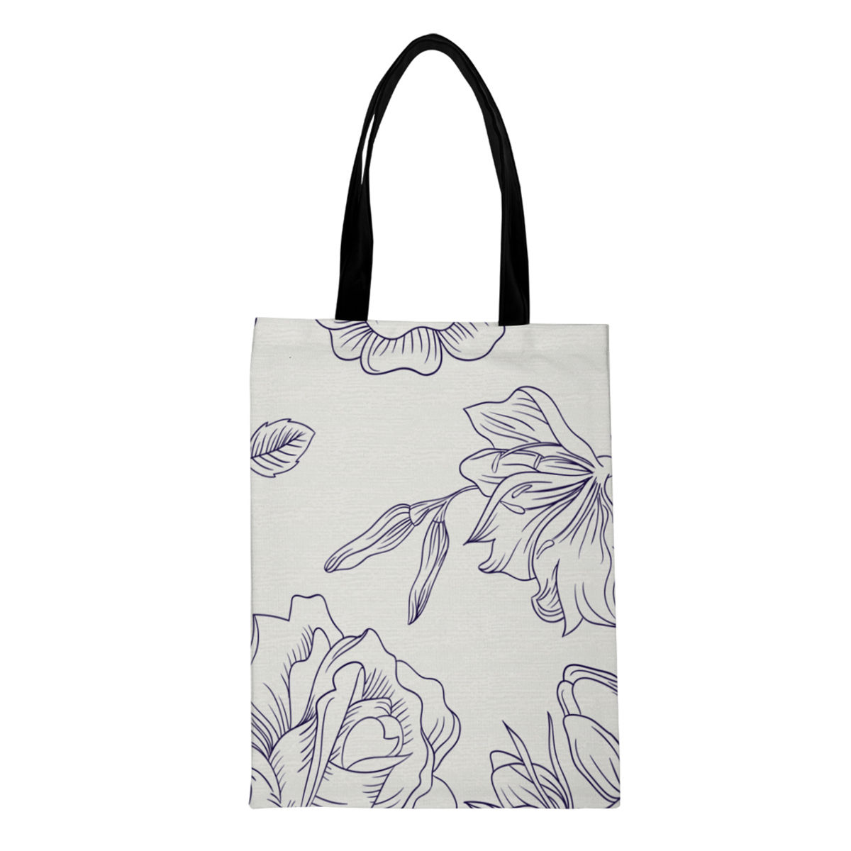 Crazy Corner Flowers Design Tote Bag for Women & Girls (16x14 Inches) (Multi-Color) At Nykaa, Best Beauty Products Online