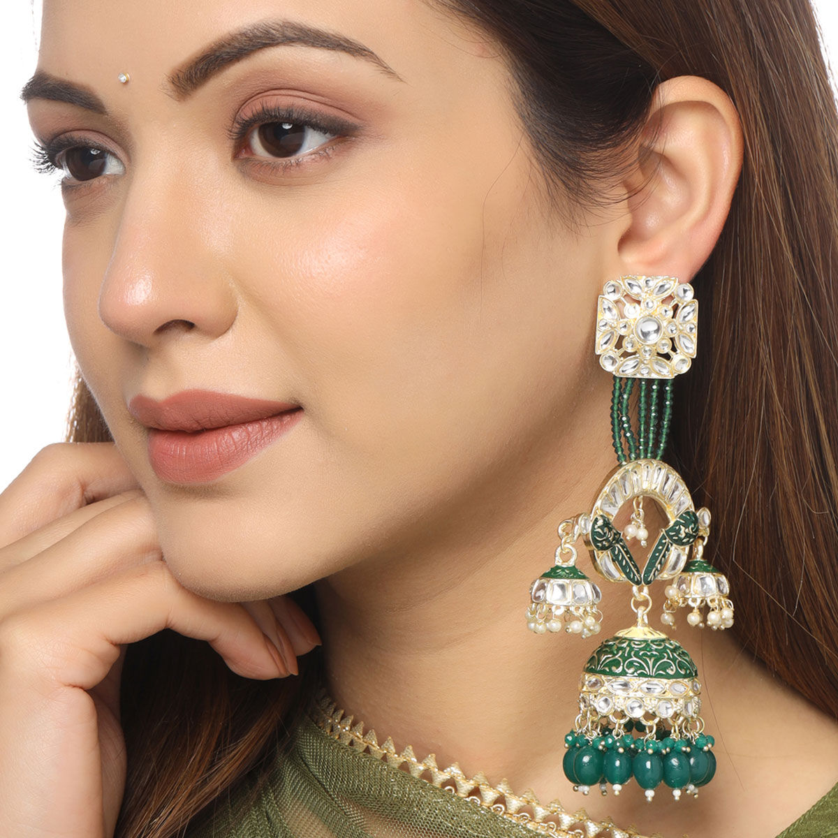 Joules By Radhika MultiColor Chandelier Earrings Buy Joules By Radhika  MultiColor Chandelier Earrings Online at Best Price in India  Nykaa
