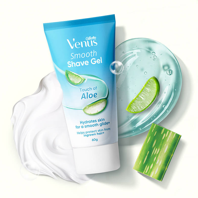 Gillette Venus Smooth Shave Gel For Women With Aloe Vera