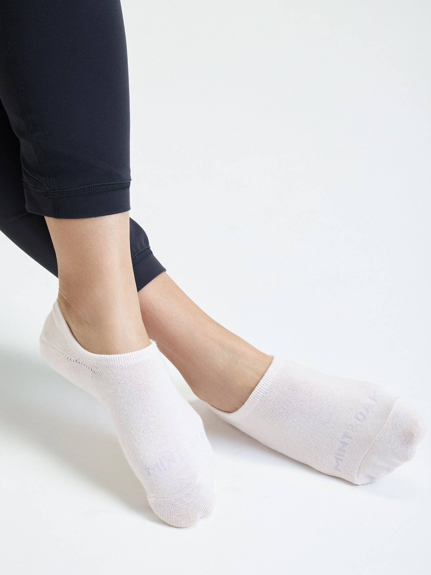 Mint & Oak Sneaker No Show Socks For Women - Lavender