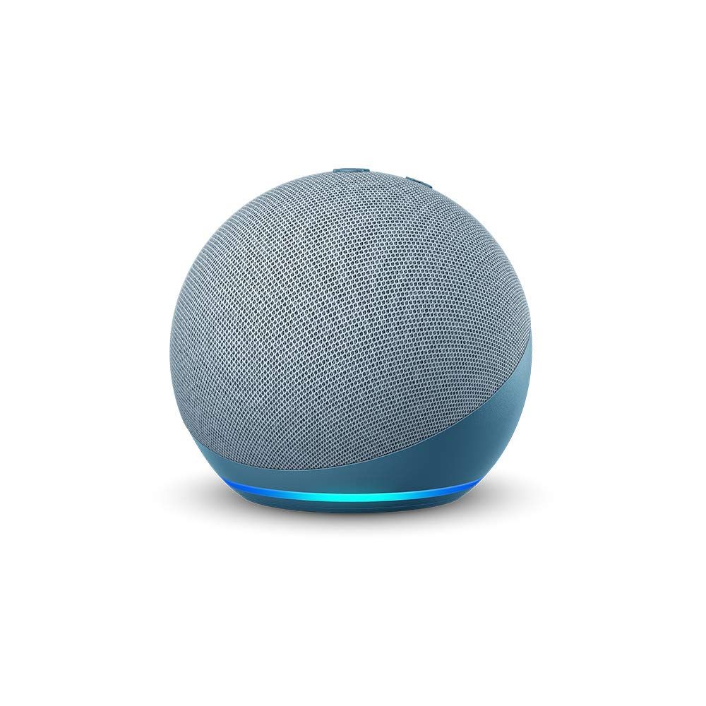 Amazon All-new Echo Dot (4th Gen) | #1 smart speaker brand in India with Alexa (Blue)