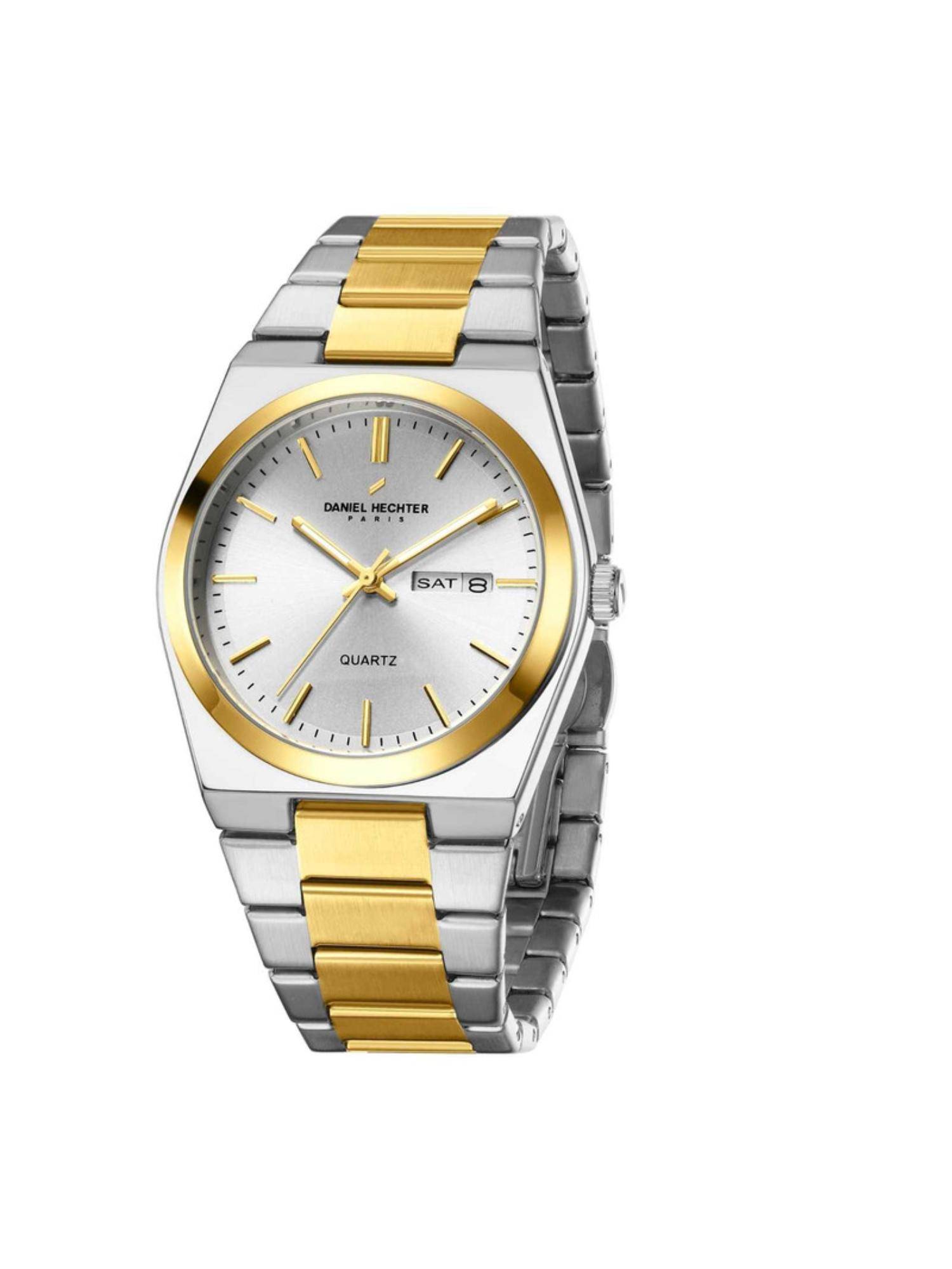 Daniel Hechter Men Paris Avenue Hoche Collection Silver Analog Watch - DHM1004 (M)