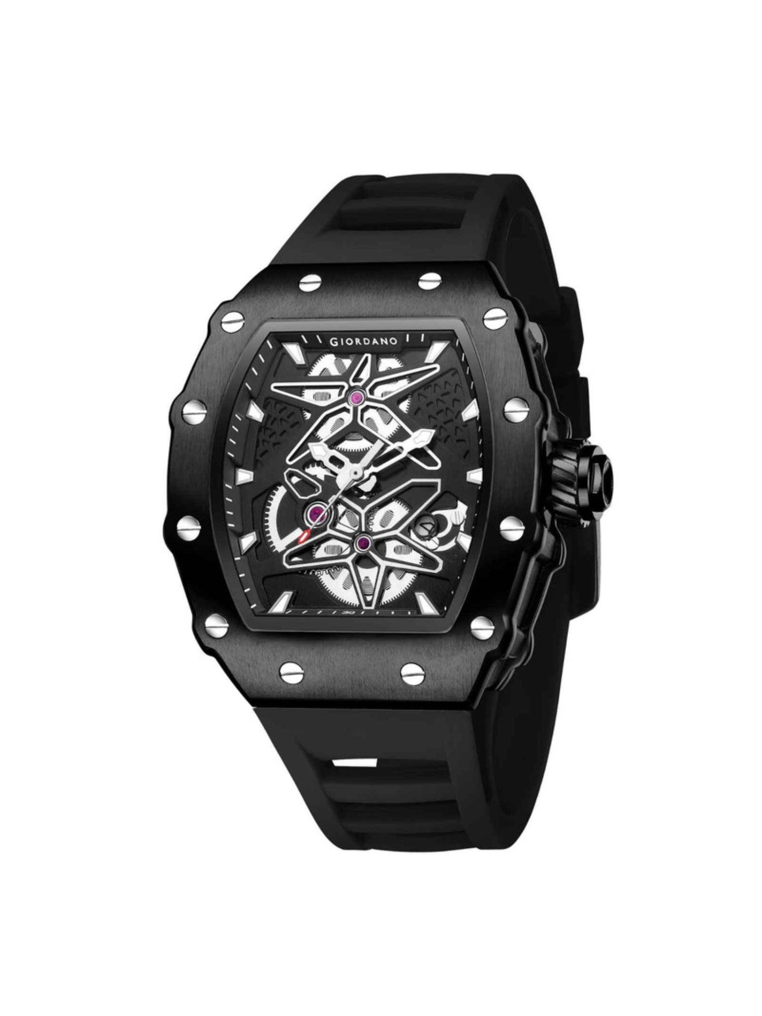 Giordano Men Sporty Black Analog Watch - GZ-50188 (M)