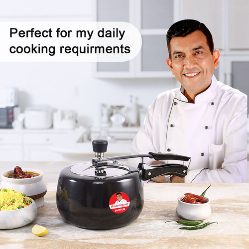 Buy Wonderchef Taurus Hard Anodized Inner Lid Pressure Cooker 3L