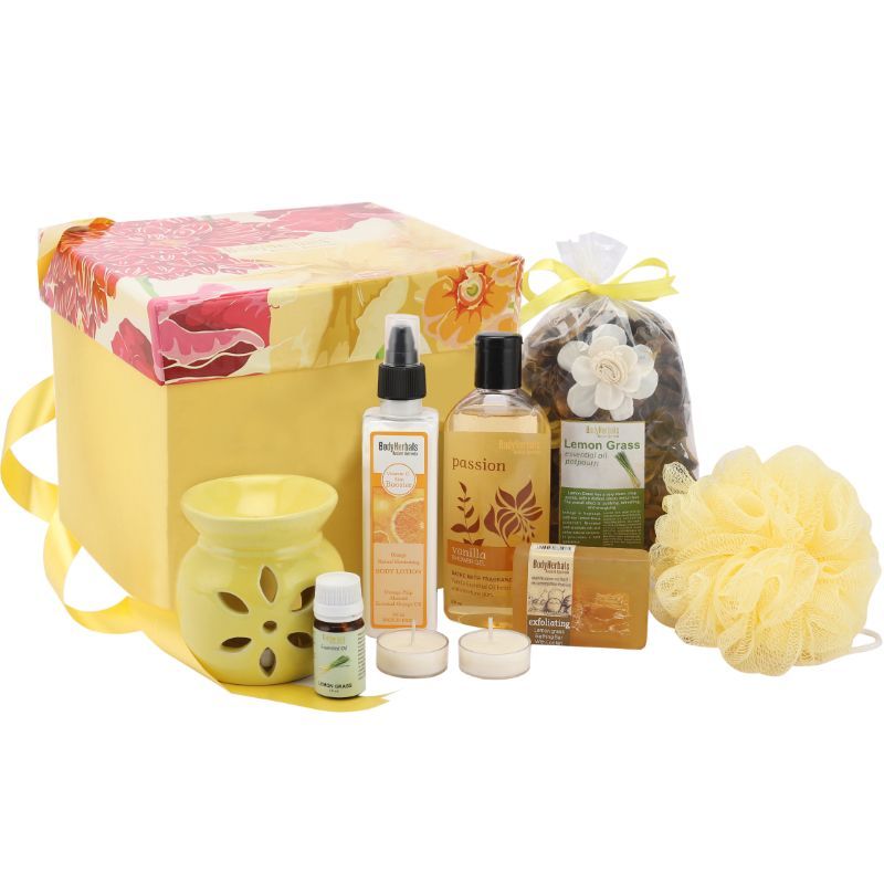 BodyHerbals Beautiful Day Bath and Body Spa Hamper - Gift Sets & Combos for Women & Men