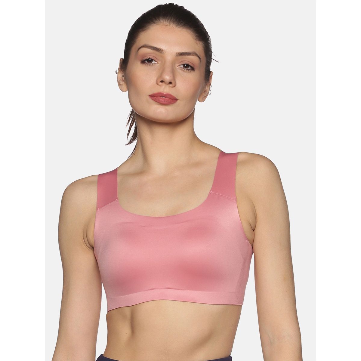 hot pink sports bra