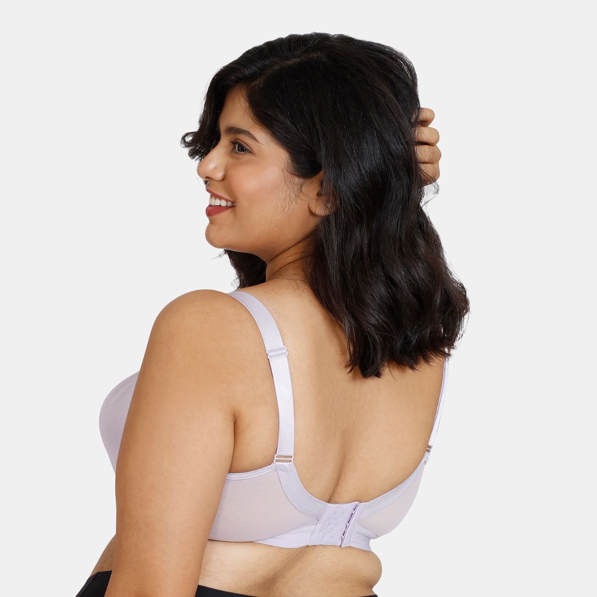 Zivame True Curv Single Layered Non Wired Full Coverage Minimiser Bra
