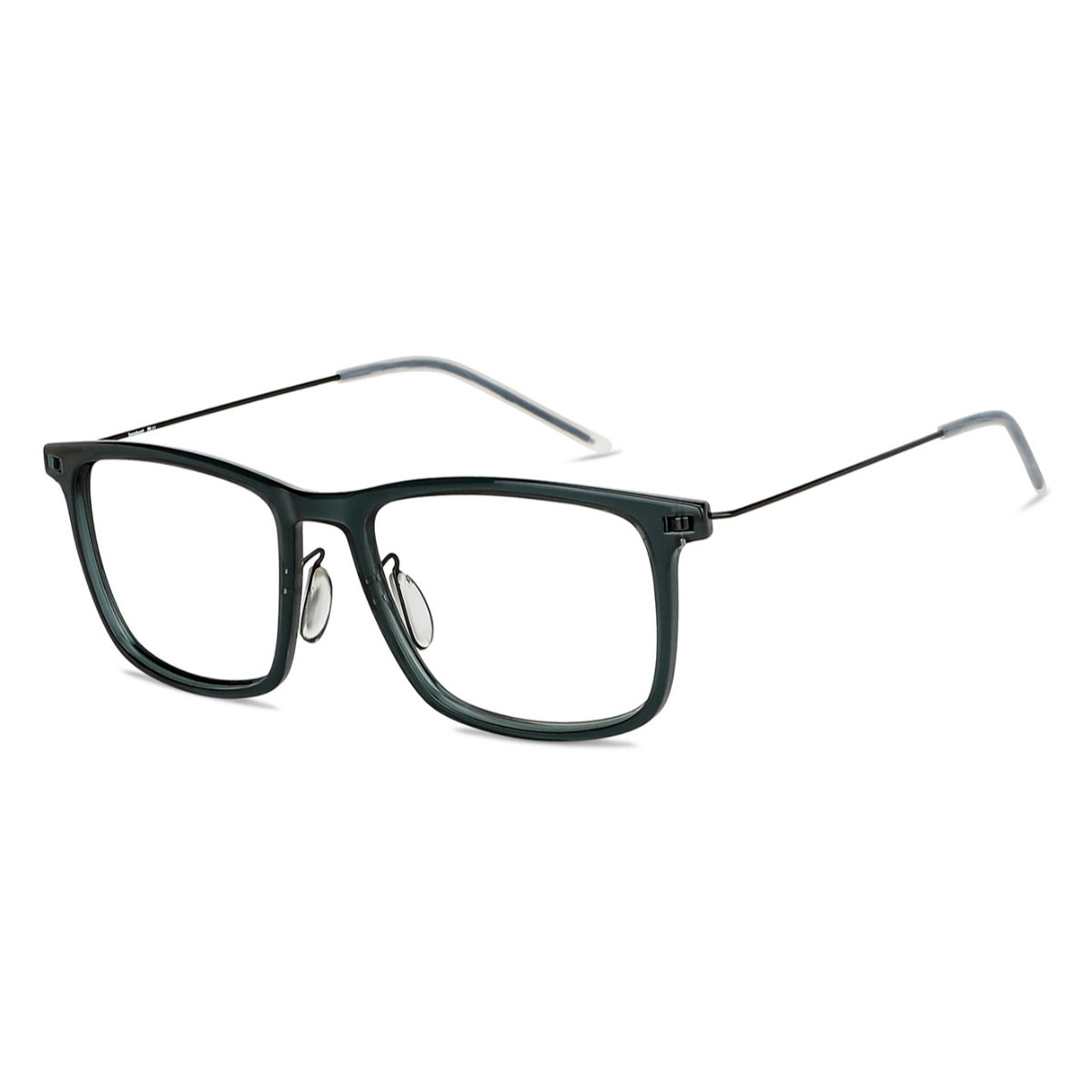 Buy Lenskart Blu Green Wayfarer Large Blue Cut Anti Glare Zero Power Computer Glasses for Men Women Online