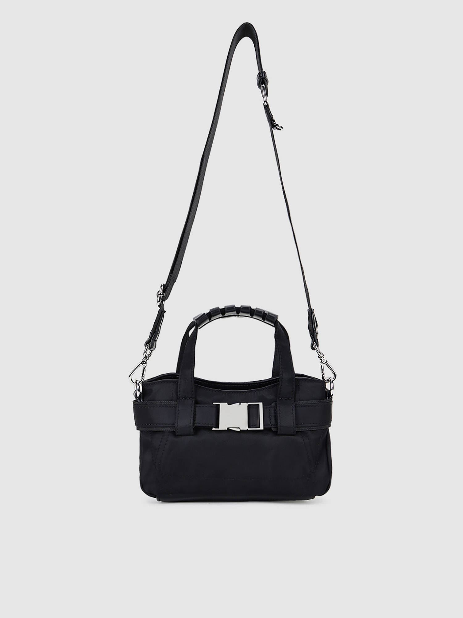 CARPISA ITALIA Black Stefi Women Mini Handbag with Belt (S)