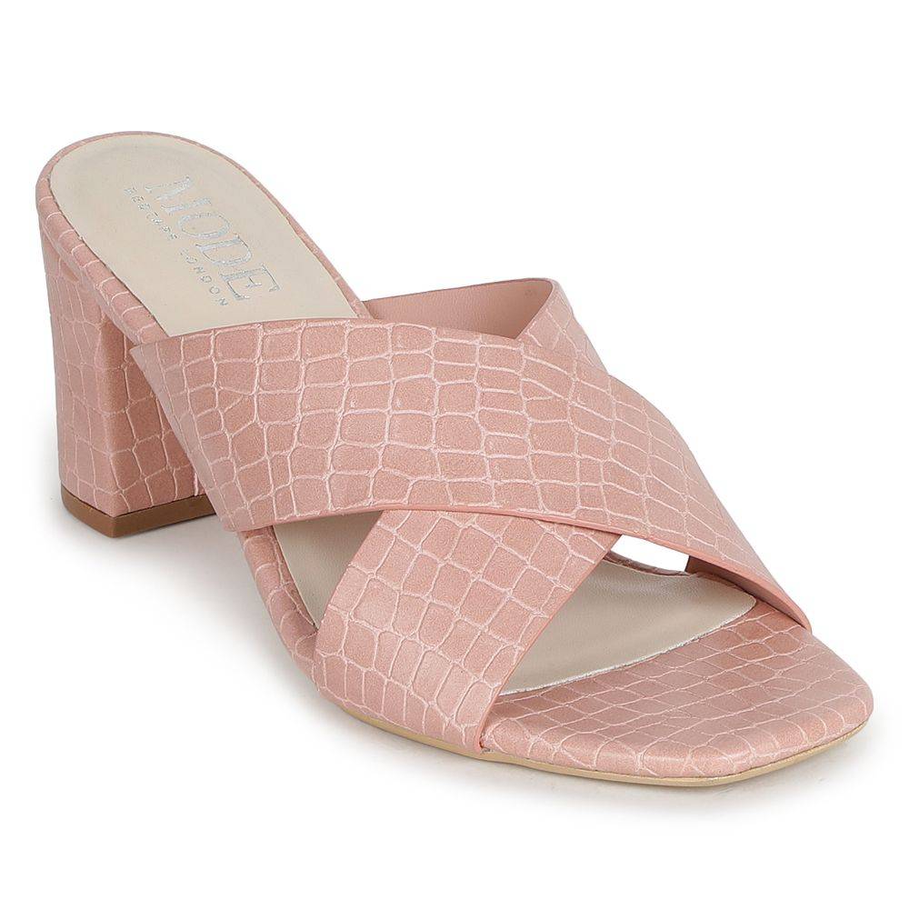 Mode By Red Tape Women Pink Heels: Buy 