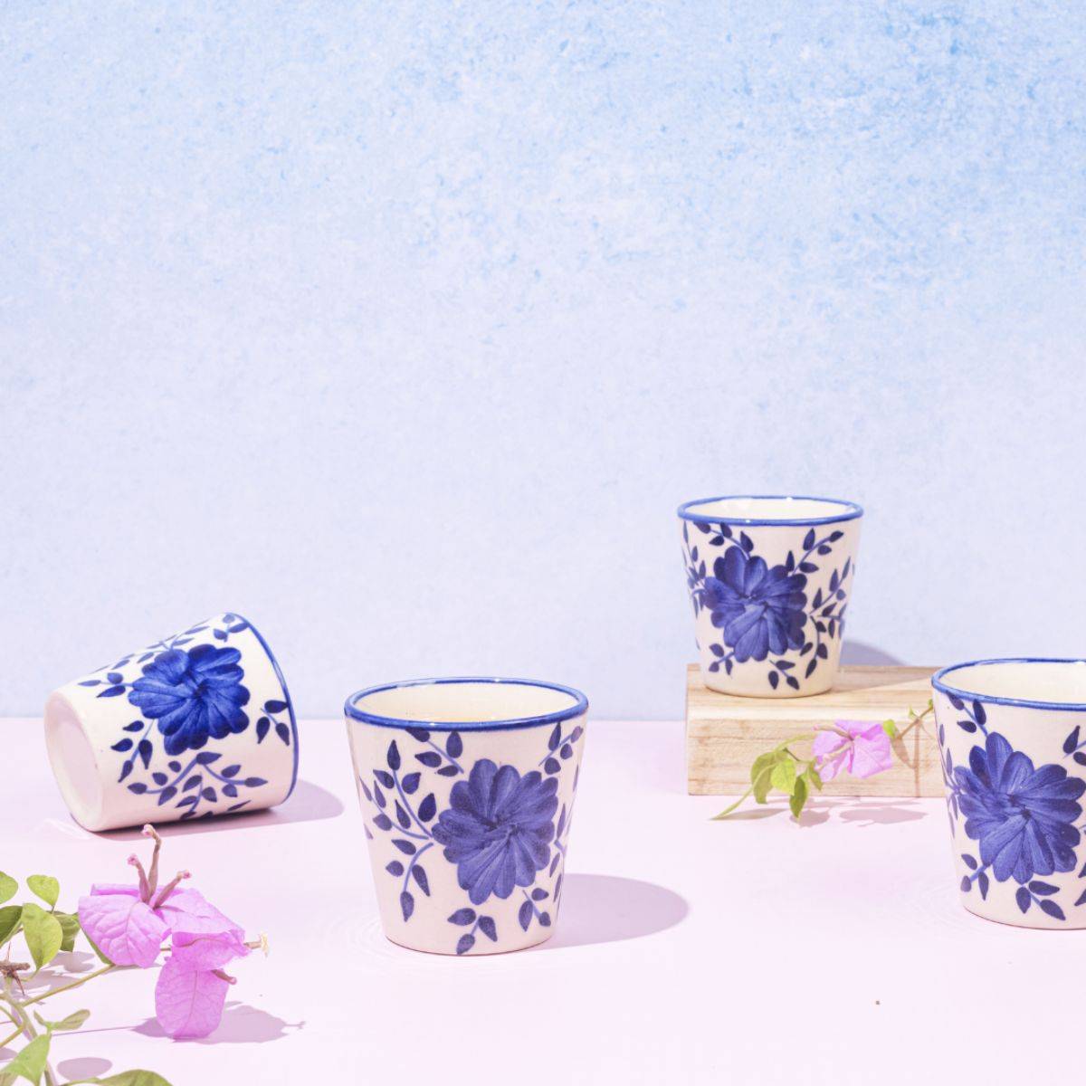 Amalfiee Ceramics Handmade Sanaah Glasses (Pack of 6)