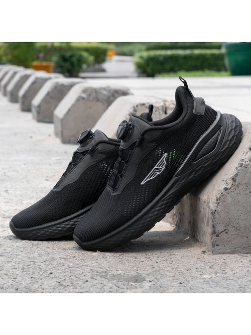 Buy Red Tape Mens Textured Black Walking Shoes Online