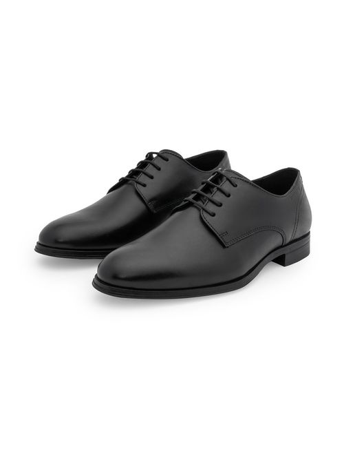 Buy Red Tape Men Solid Black Derbies Online