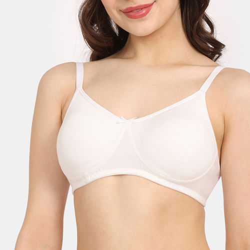 Double Layered Non-Wired Non-Padded 3/4th Coverage T-Shirt Bra