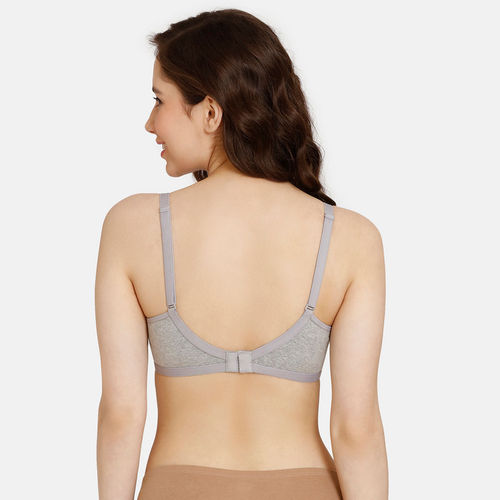Buy Zivame Double Layered Non Wired 3/4th Coverage T-Shirt Bra