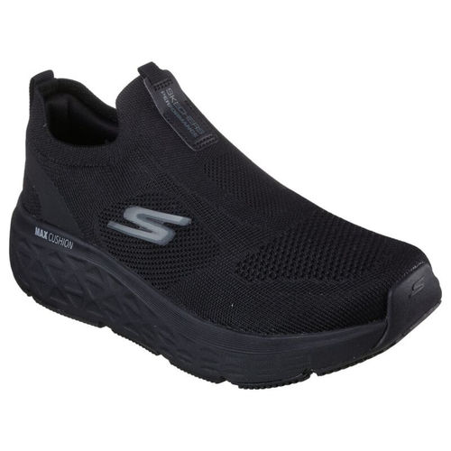 SKECHERS Max Cushioning Delta Black Walking Slip On