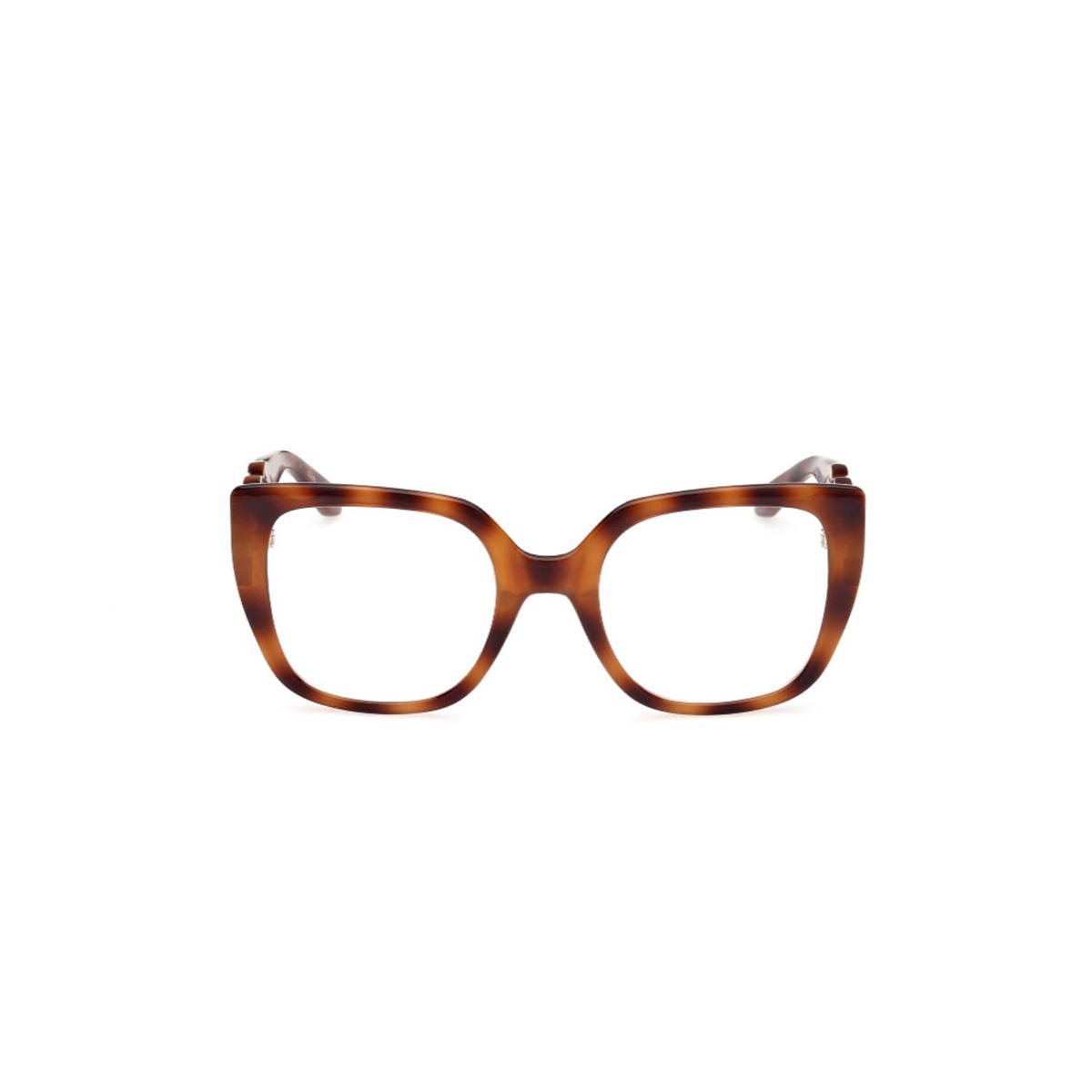 Guess Eyewear for Women with Shiny Brown Demi Polycarbonate Frame (52)