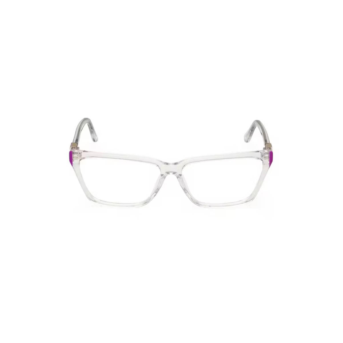 Guess Eyewear for Women with Shiny Crystal-Purple Acetate Frame (56)