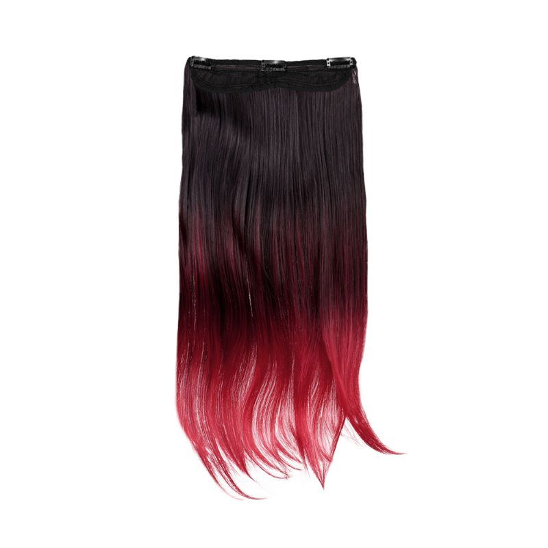 Buy Clip in Human Hairred Clip in Hair Extensionsburgundy Ombre Online in  India  Etsy