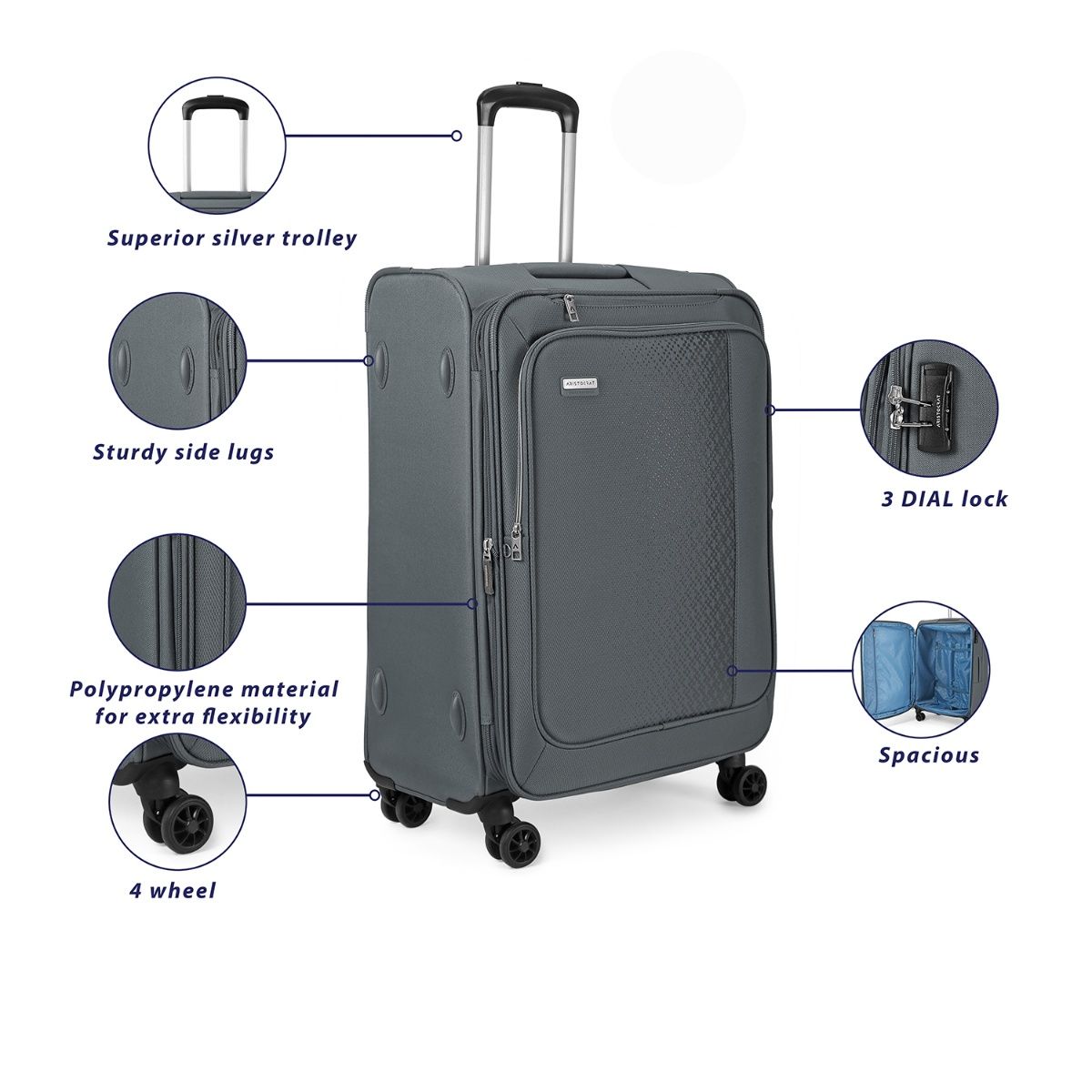 Sonata trolley bag price deals