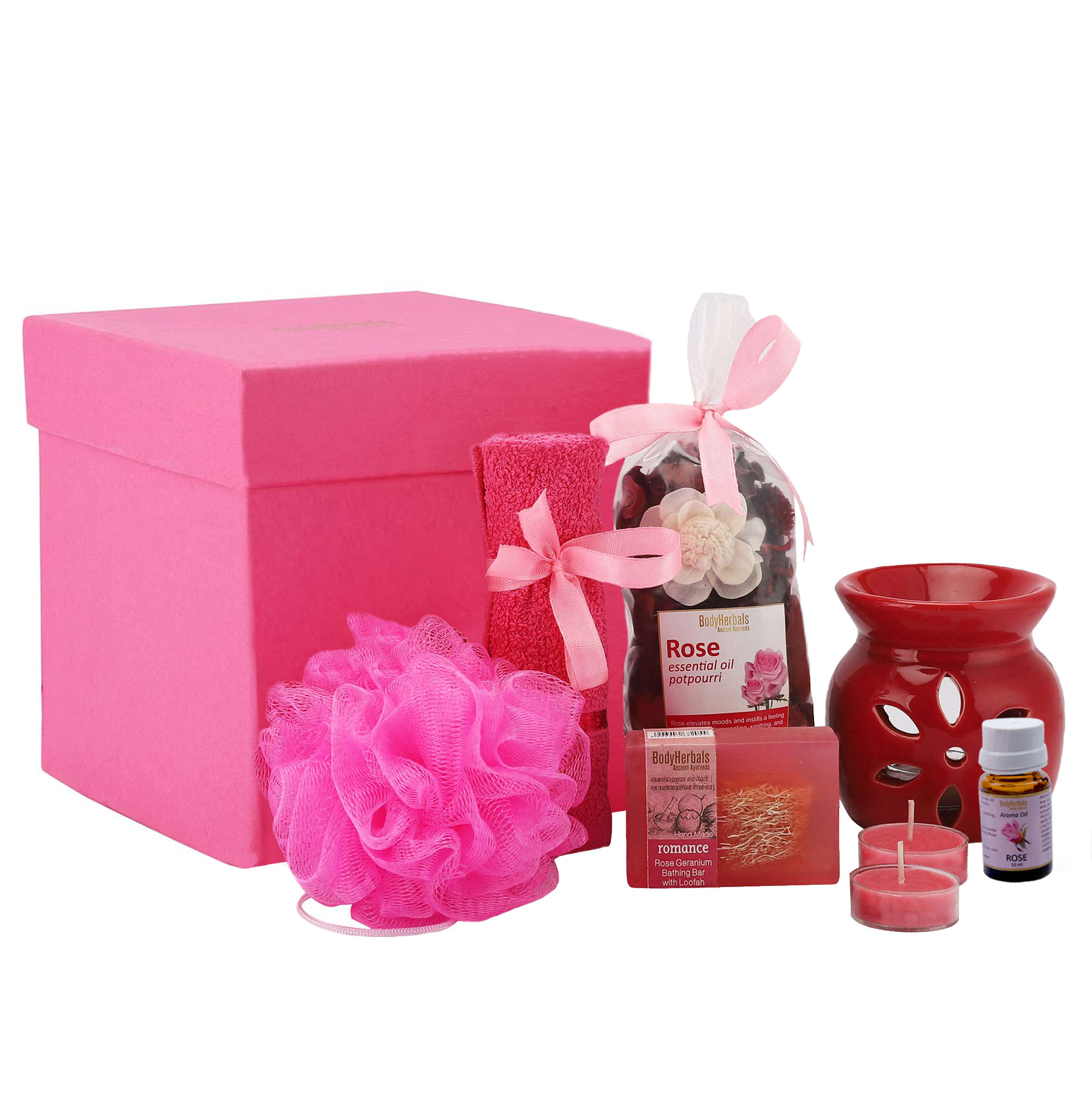 BodyHerbals Rose Soap Spa Set Gift Box - Gift Sets & Combos for Women & Men