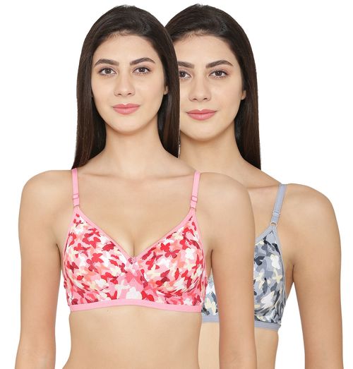 Abelino Set Of 2 Printed Lightly Padded Push Up Bra Multi Color Buy Abelino Set Of 2 Printed Lightly Padded Push Up Bra Multi Color Online At Best Price In India Nykaa