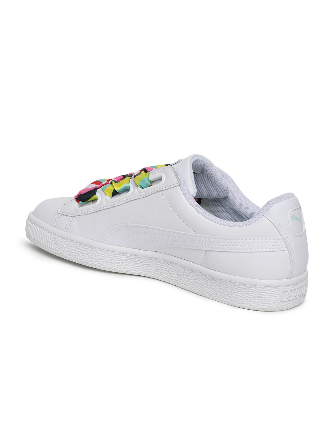 Buy Puma Basket Heart Gen Hustle WNS Women Casual Shoes - White Online