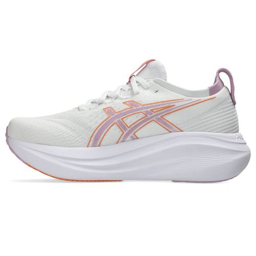 ASICS GEL-NIMBUS 27 Womens White Running Shoes (UK 8)