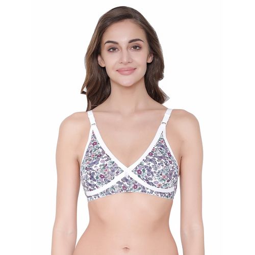 Buy Clovia Double Layered Non Wired Basic Bra - White at Rs.599