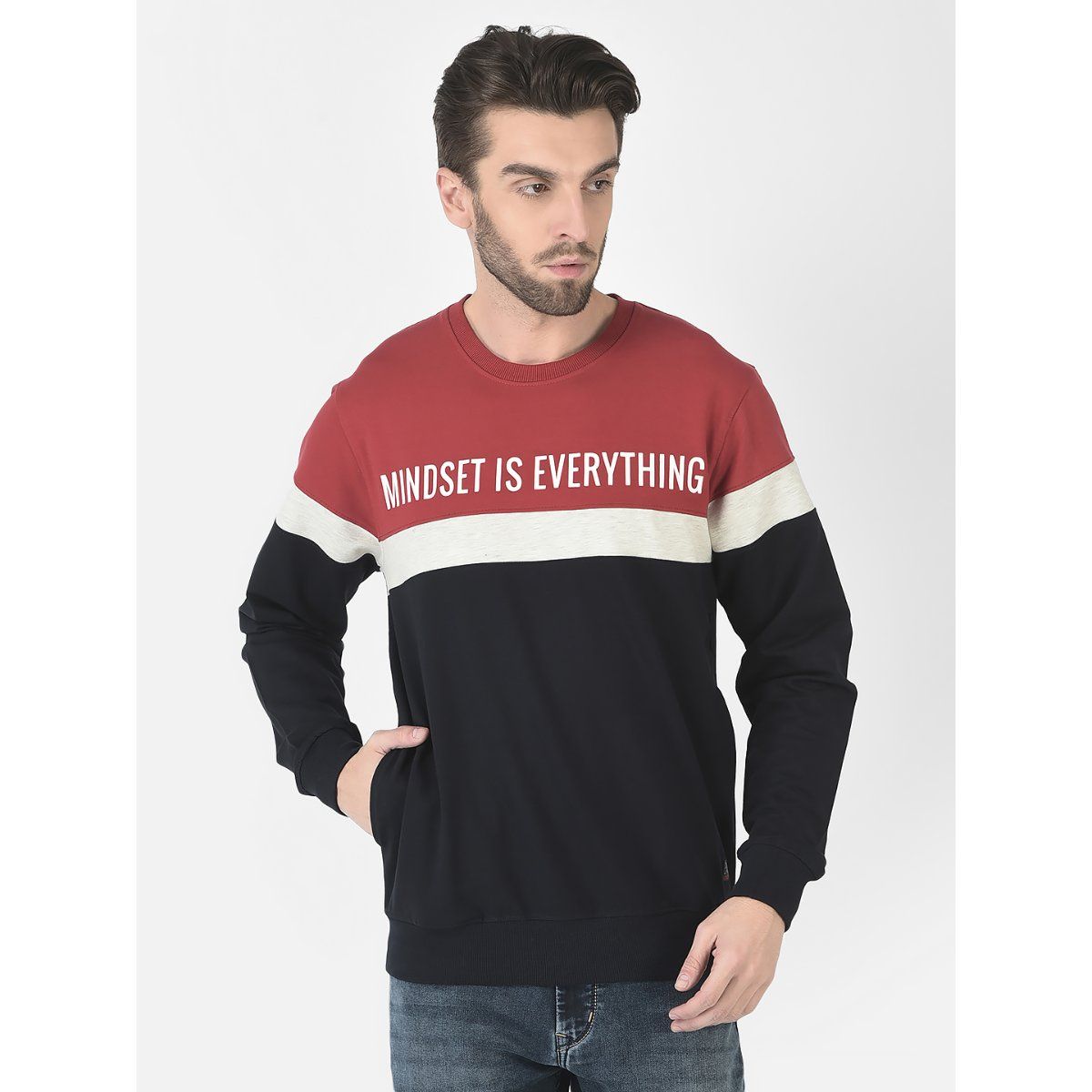 Red on sale colour sweatshirt